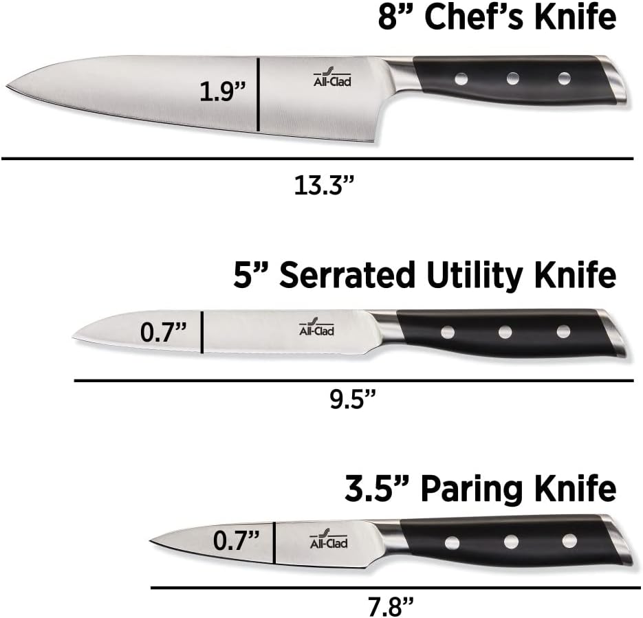Forged German Stainless Steel Santoku Knife ,7 inch