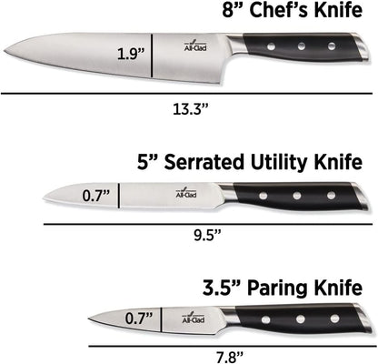 Forged German Stainless Steel Santoku Knife ,7 inch