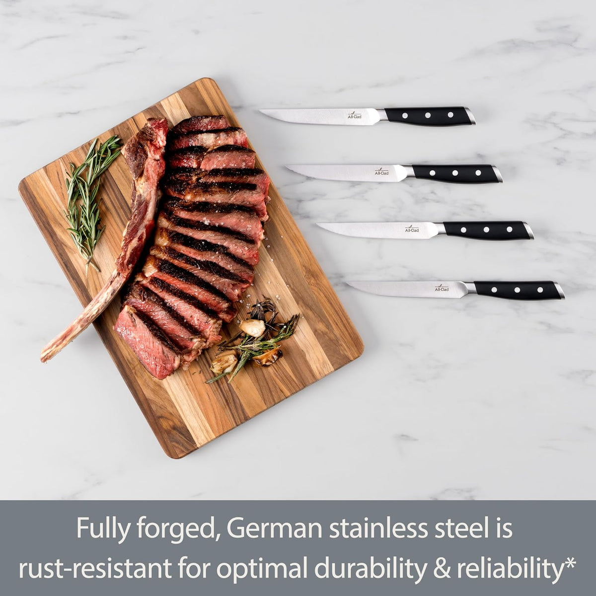 Forged German Stainless Steel Santoku Knife ,7 inch