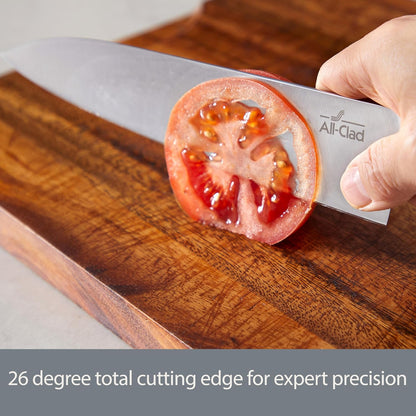 Forged German Stainless Steel Santoku Knife ,7 inch