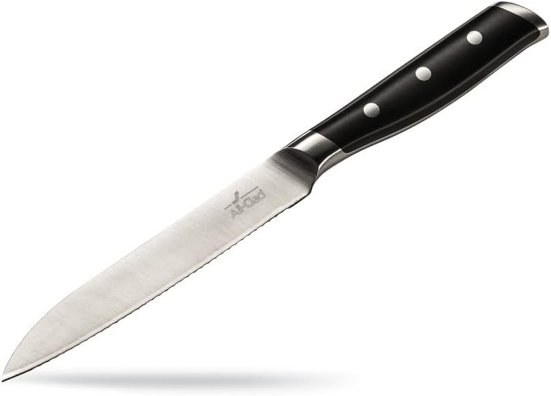 Forged German Stainless Steel Santoku Knife ,7 inch