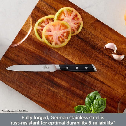 Forged German Stainless Steel Santoku Knife ,7 inch