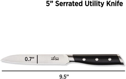 Forged German Stainless Steel Santoku Knife ,7 inch