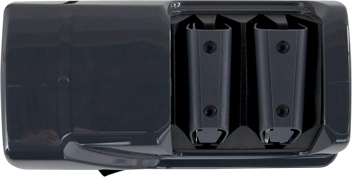 Professional Electric Knife Sharpeners Sharp-N-Hone With 100-Percent Diamond Abrasives And Precision Angle Guides For 20-Degree Straight-Edge and Serrated Knives, 2-Stage, Gray