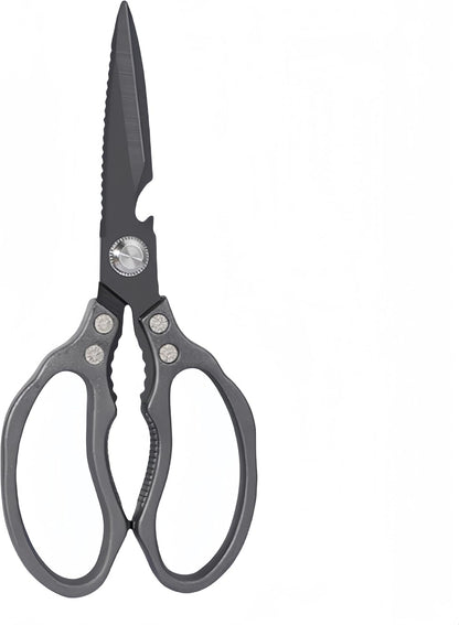 AWinjoy Heavy Duty Sharp Kitchen Scissors, Dishwasher Safe, Cooking Shears for Meat, Chicken, Fish, Poultry, Herb, Bread (Silver)