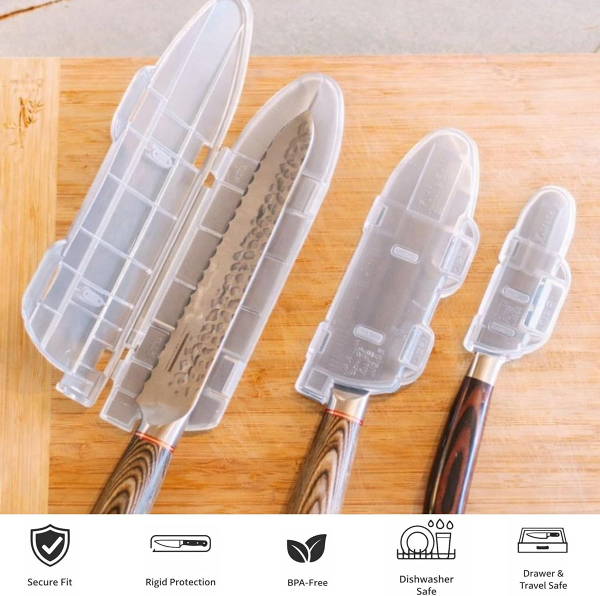 ™ 6” Locking Kitchen Knife Blade Protector