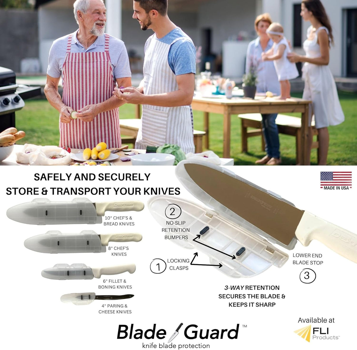 ™ 6” Locking Kitchen Knife Blade Protector