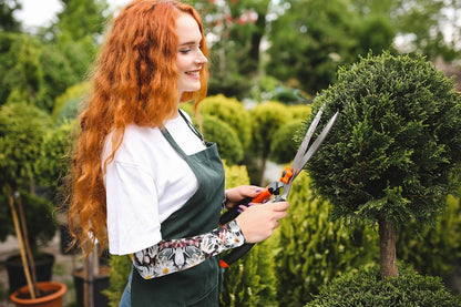 1 Pair White Flower Gardening Sleeves for Women Man