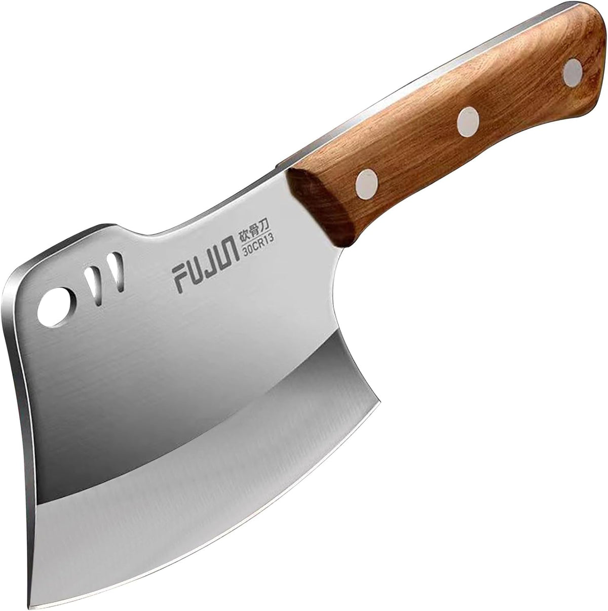 Meat Bone Cleaver Knife for Meat Cutting, Handmade Heavy Duty Butcher Axes, Hand Forged Full Tang Chopper for Home Kitchen Outdoor BBQ Camping Birthday Christmas Mother Father Gifts Idea Men