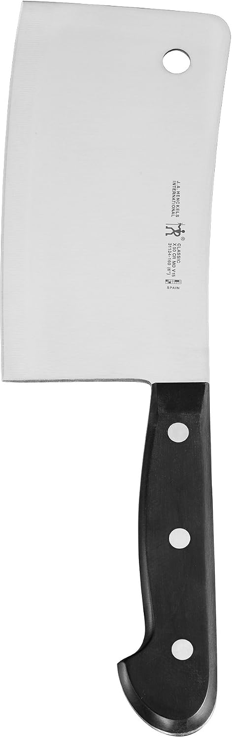Classic Razor-Sharp 6-inch Meat Cleaver Knife, German Engineered Informed by 100+ Years of Mastery