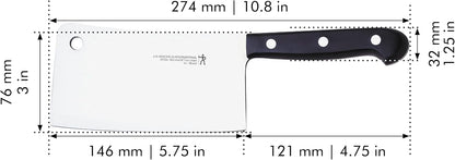 Classic Razor-Sharp 6-inch Meat Cleaver Knife, German Engineered Informed by 100+ Years of Mastery