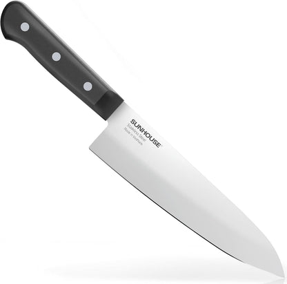 7 Inch Santoku Knife - Japanese AUS-8 High Carbon Steel Professional Chef Knife - Kitchen Gadgets 2026, Apartment Essentials, Mothers Day Gift for Mom Wife Her