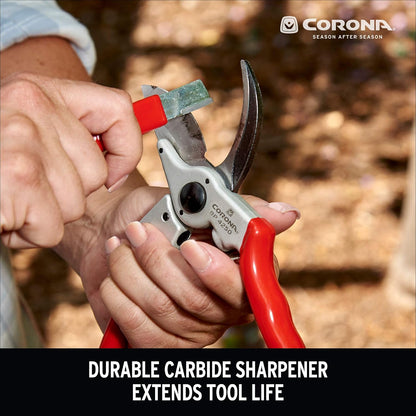 Handheld Garden Tool Sharpener– Blade Sharpener for Pruning Shears, Loppers, Hedge Clippers & More