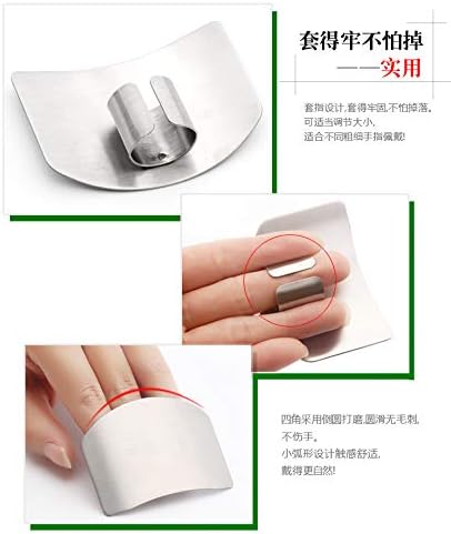 304Stainless Steel Finger Guards, New Finger Hand Protector for Cutting Food, 3 Packs, when Cutting, Slicing, Dicing, Chopping Vegatables, Kitchen Tool Knife Shields Guards Avoid Hurting