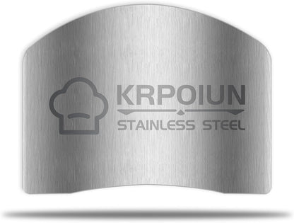 304Stainless Steel Finger Guards, New Finger Hand Protector for Cutting Food, 3 Packs, when Cutting, Slicing, Dicing, Chopping Vegatables, Kitchen Tool Knife Shields Guards Avoid Hurting