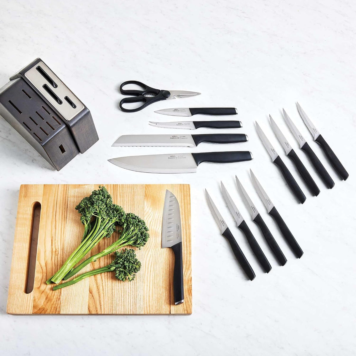 Contemporary SharpIN Nonstick 13 Piece Cutlery Set