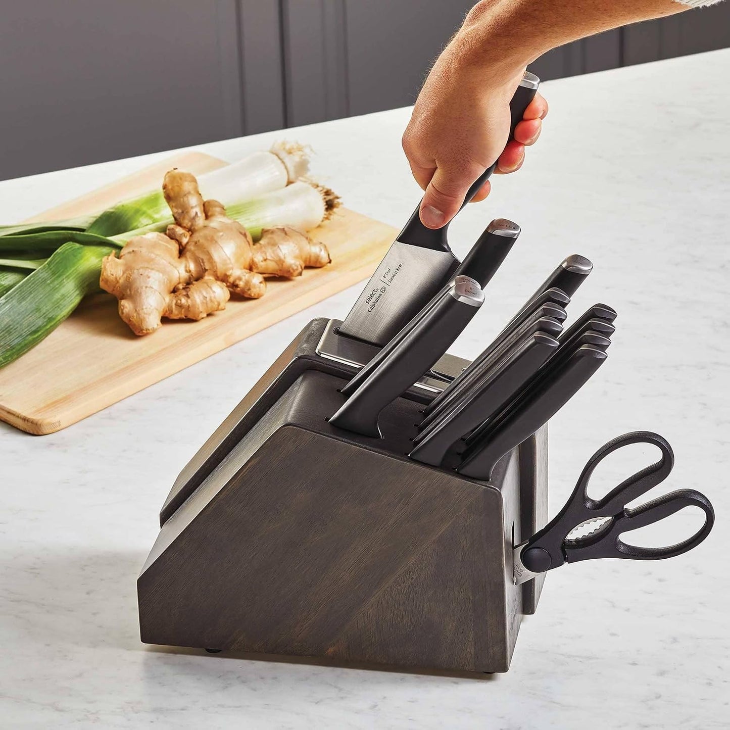 Contemporary SharpIN Nonstick 13 Piece Cutlery Set