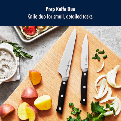Dynamic Razor-Sharp 2-pc Compact Chef Knife Set, German Engineered Informed by 100+ Years of Mastery
