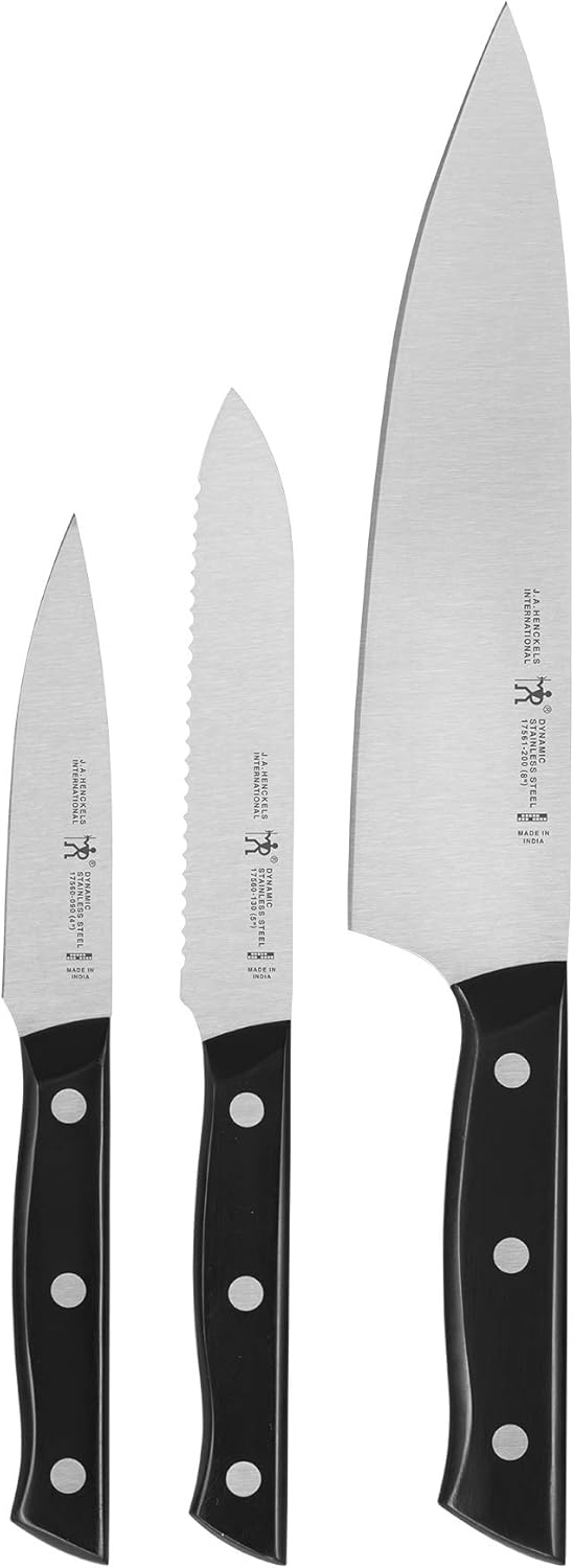 Dynamic Razor-Sharp 2-pc Compact Chef Knife Set, German Engineered Informed by 100+ Years of Mastery