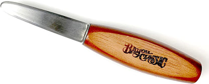 300-205 Oyster Shucker Knife Features Stainless Beveled Blade and Hardwood Handle Perfect For Opening Oyster Shells and Cutting Loose the Meat