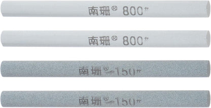 4pcs Knife Sharpening Stone Set 150/800 Grit Cylinder Knife Sharpening Stone Sharpener Whetstone for Knives Scissors Kitchen Sharpen Tools
