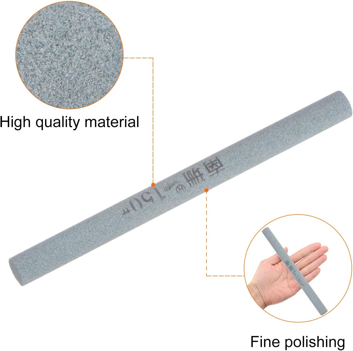 4pcs Knife Sharpening Stone Set 150/800 Grit Cylinder Knife Sharpening Stone Sharpener Whetstone for Knives Scissors Kitchen Sharpen Tools