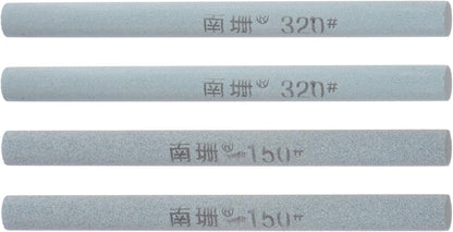 4pcs Knife Sharpening Stone Set 150/800 Grit Cylinder Knife Sharpening Stone Sharpener Whetstone for Knives Scissors Kitchen Sharpen Tools
