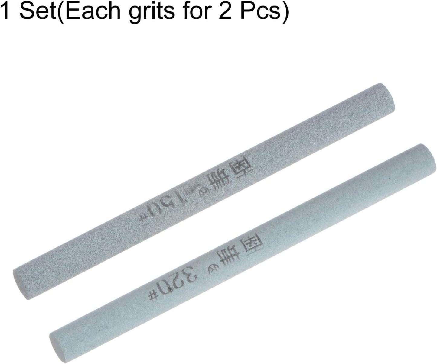4pcs Knife Sharpening Stone Set 150/800 Grit Cylinder Knife Sharpening Stone Sharpener Whetstone for Knives Scissors Kitchen Sharpen Tools