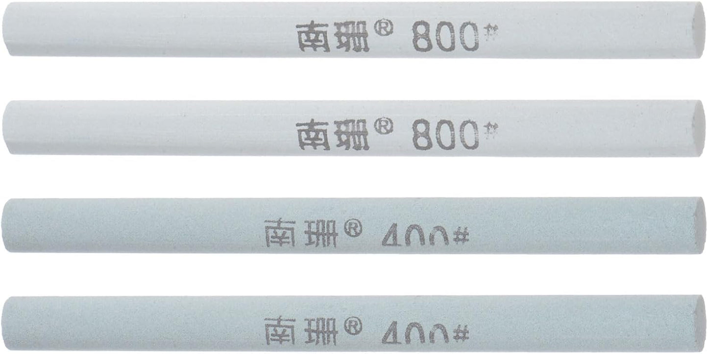 4pcs Knife Sharpening Stone Set 150/800 Grit Cylinder Knife Sharpening Stone Sharpener Whetstone for Knives Scissors Kitchen Sharpen Tools