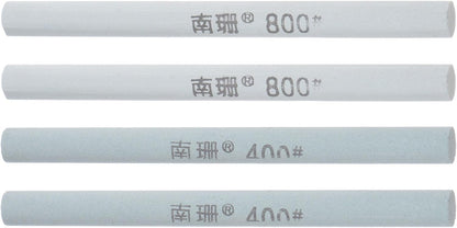 4pcs Knife Sharpening Stone Set 150/800 Grit Cylinder Knife Sharpening Stone Sharpener Whetstone for Knives Scissors Kitchen Sharpen Tools