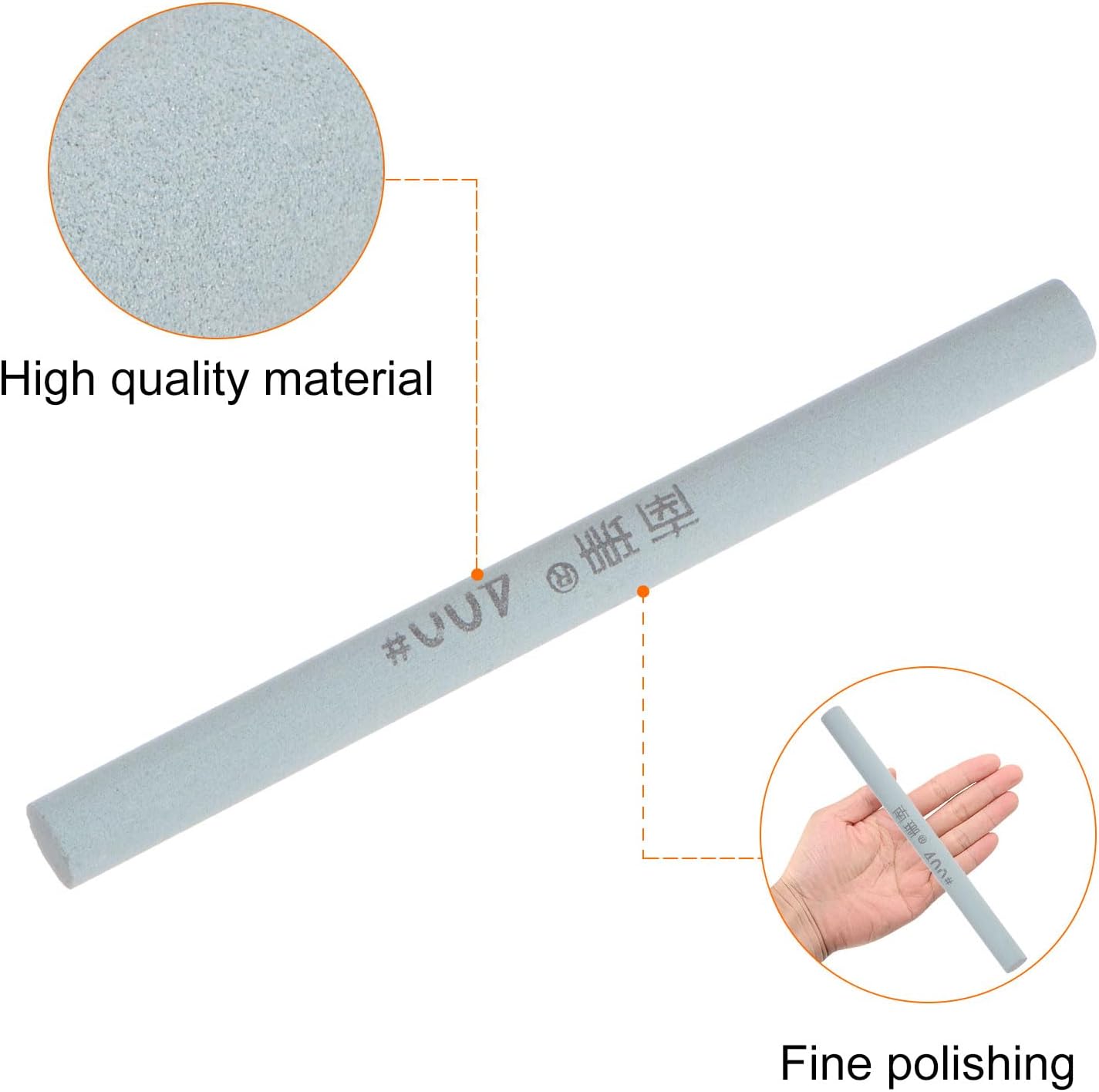 4pcs Knife Sharpening Stone Set 150/800 Grit Cylinder Knife Sharpening Stone Sharpener Whetstone for Knives Scissors Kitchen Sharpen Tools