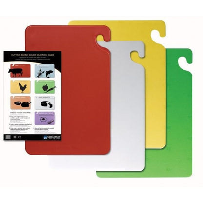 Cutting Board Set,12x18 in,Assorted,PK4 CB1218QS - 1 Each