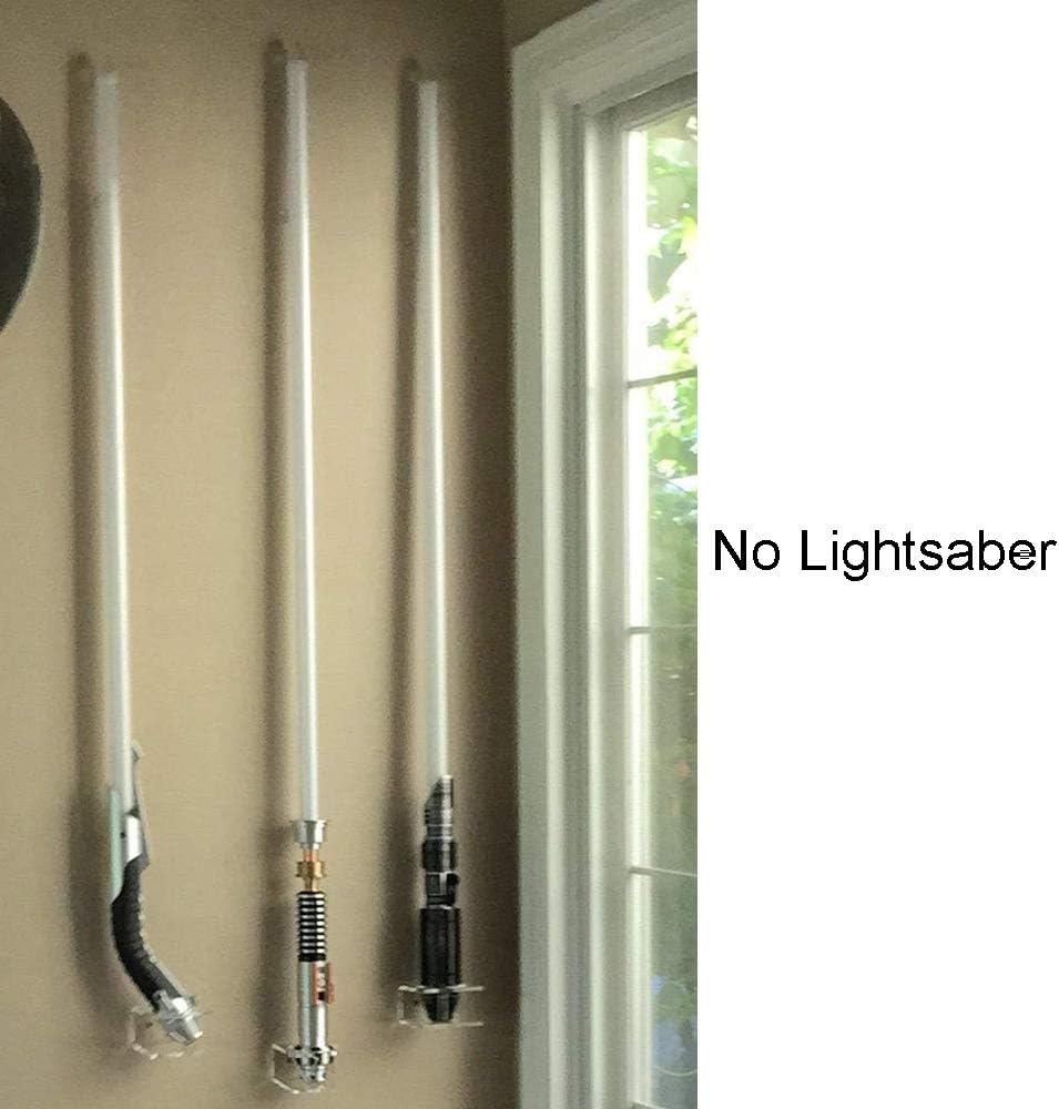 Clear Light saber Wall Mount Wall Rack Wall Holder - Hardware Included.
