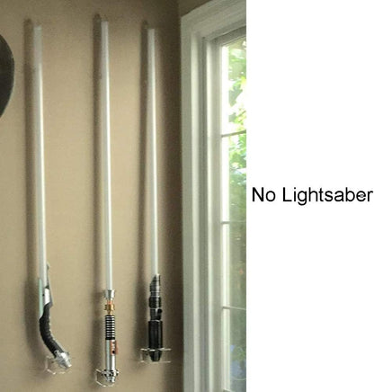 Clear Light saber Wall Mount Wall Rack Wall Holder - Hardware Included.