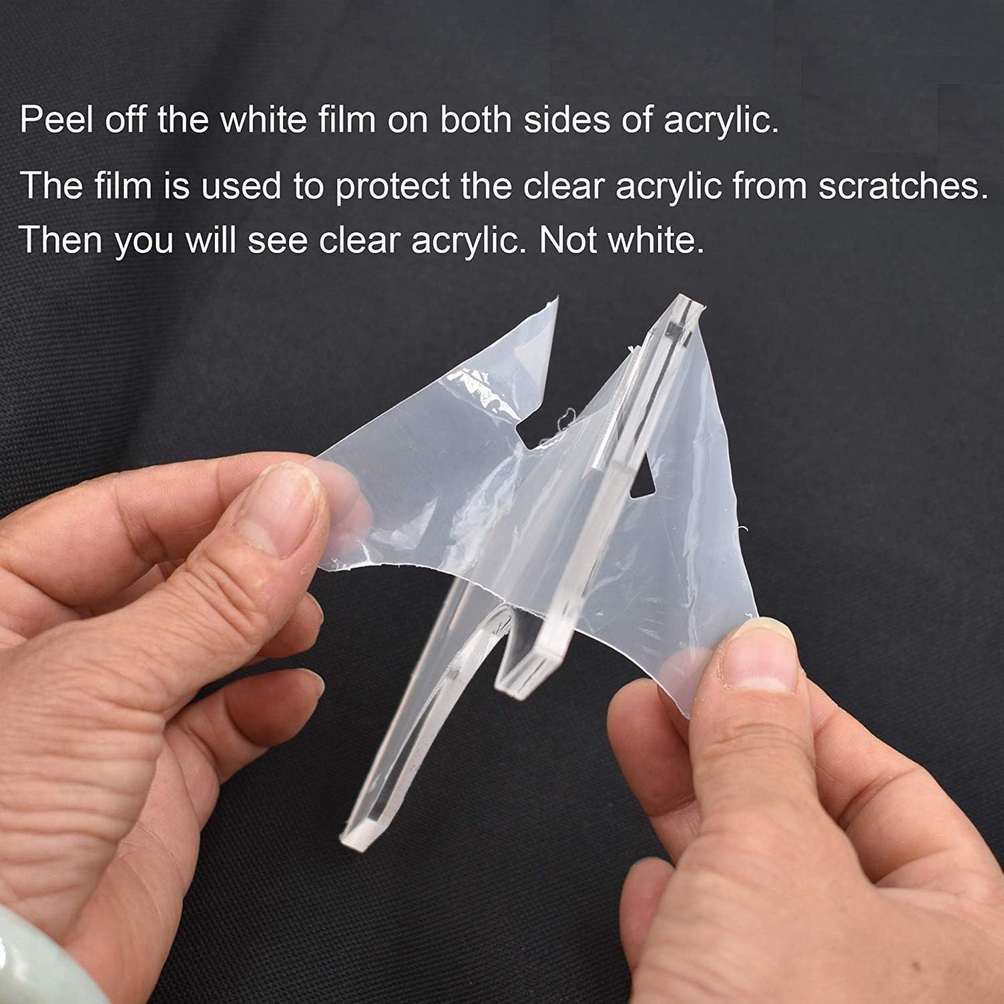 Clear Light saber Wall Mount Wall Rack Wall Holder - Hardware Included.