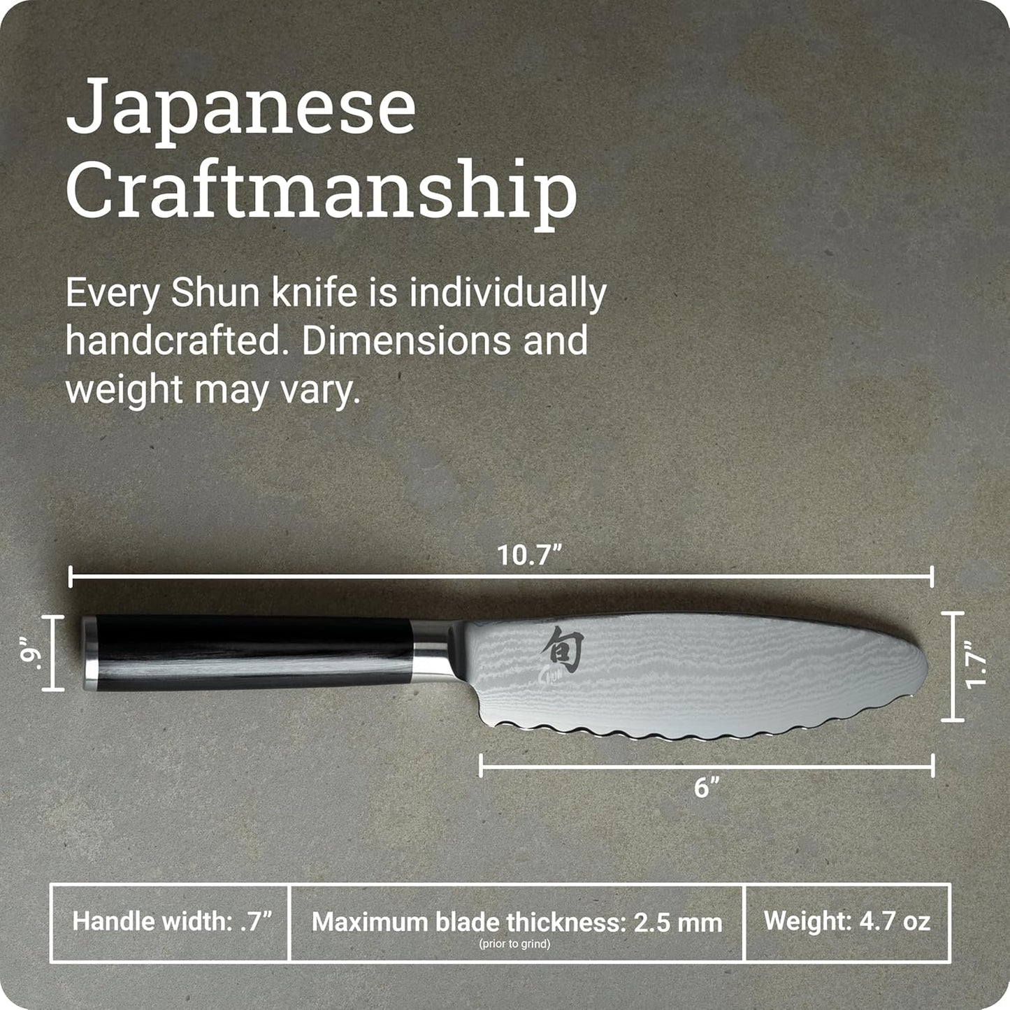 Classic 6" Ultimate Utility Knife, Handcrafted Japanese Knife, VG-MAX Core with Damascus Stainless Steel Cladding, Pakkawood Handle, Precision and Sharpness for Professional and Home Chefs