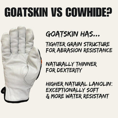 Cestus 3219, Goatskin Leather Impact Gloves, ANSI Cut A5
