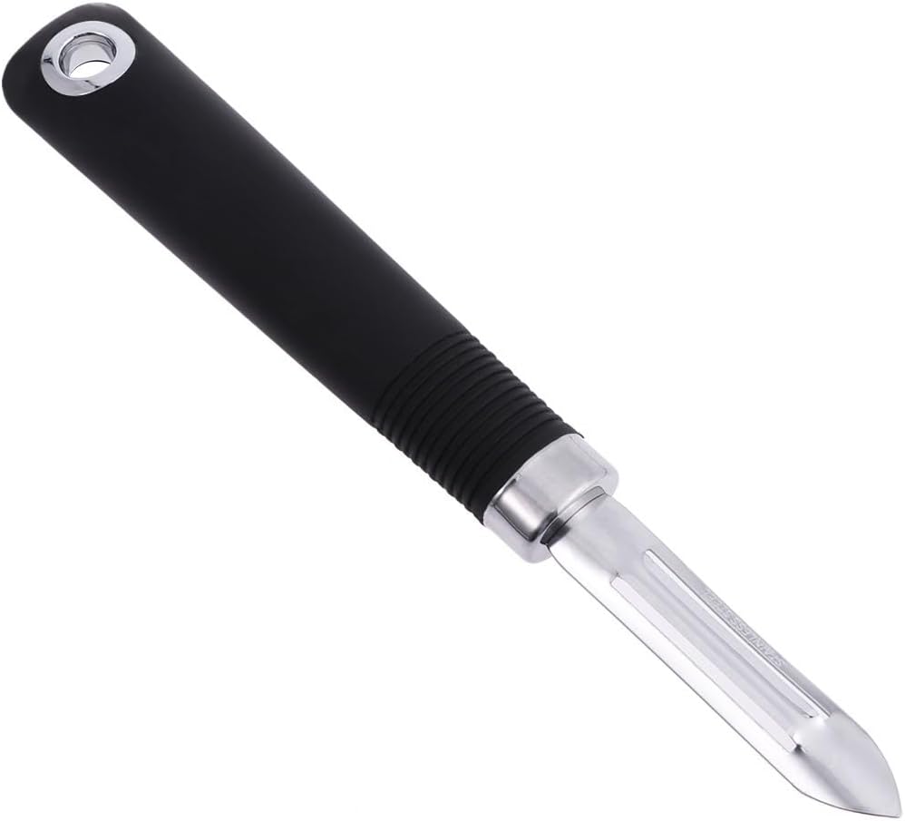 Multifunctional Stainless Steel Vegetable Peeler – Non-Swivel Fruit & Potato Peeler for Carrots, Cucumbers, Pears – Ergonomic Kitchen Tool with Dual-Edge Blade