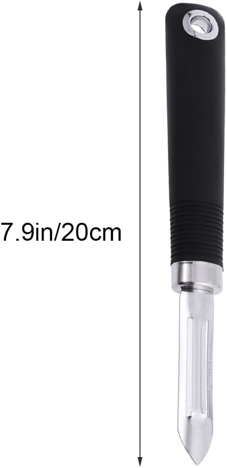 Multifunctional Stainless Steel Vegetable Peeler – Non-Swivel Fruit & Potato Peeler for Carrots, Cucumbers, Pears – Ergonomic Kitchen Tool with Dual-Edge Blade