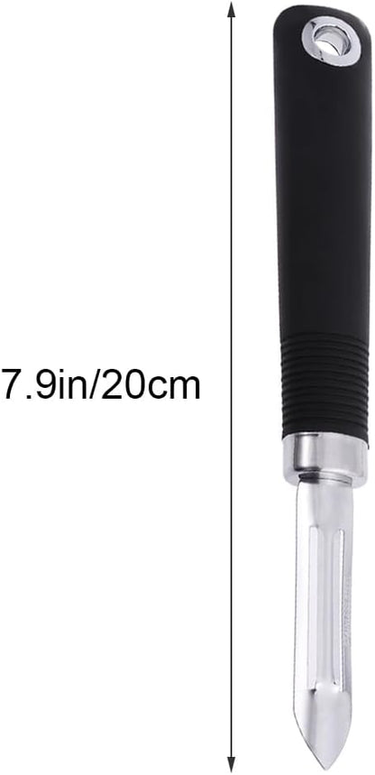 Multifunctional Stainless Steel Vegetable Peeler – Non-Swivel Fruit & Potato Peeler for Carrots, Cucumbers, Pears – Ergonomic Kitchen Tool with Dual-Edge Blade