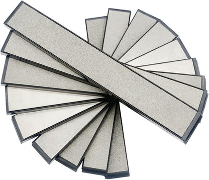 12 Pcs Diamond Sharpening Stone with Anti-Slip Base,Diamond Sharpener, Kitchen Knife Grinding