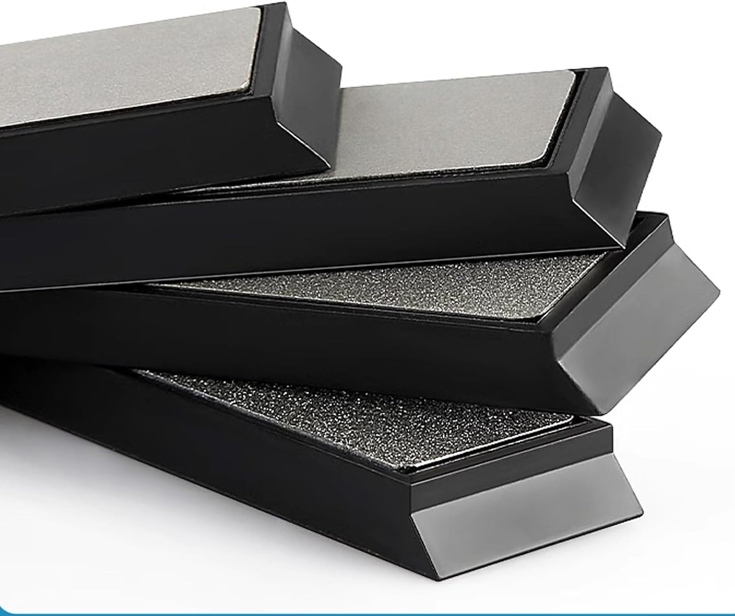 12 Pcs Diamond Sharpening Stone with Anti-Slip Base,Diamond Sharpener, Kitchen Knife Grinding