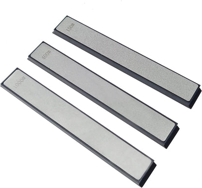 12 Pcs Diamond Sharpening Stone with Anti-Slip Base,Diamond Sharpener, Kitchen Knife Grinding