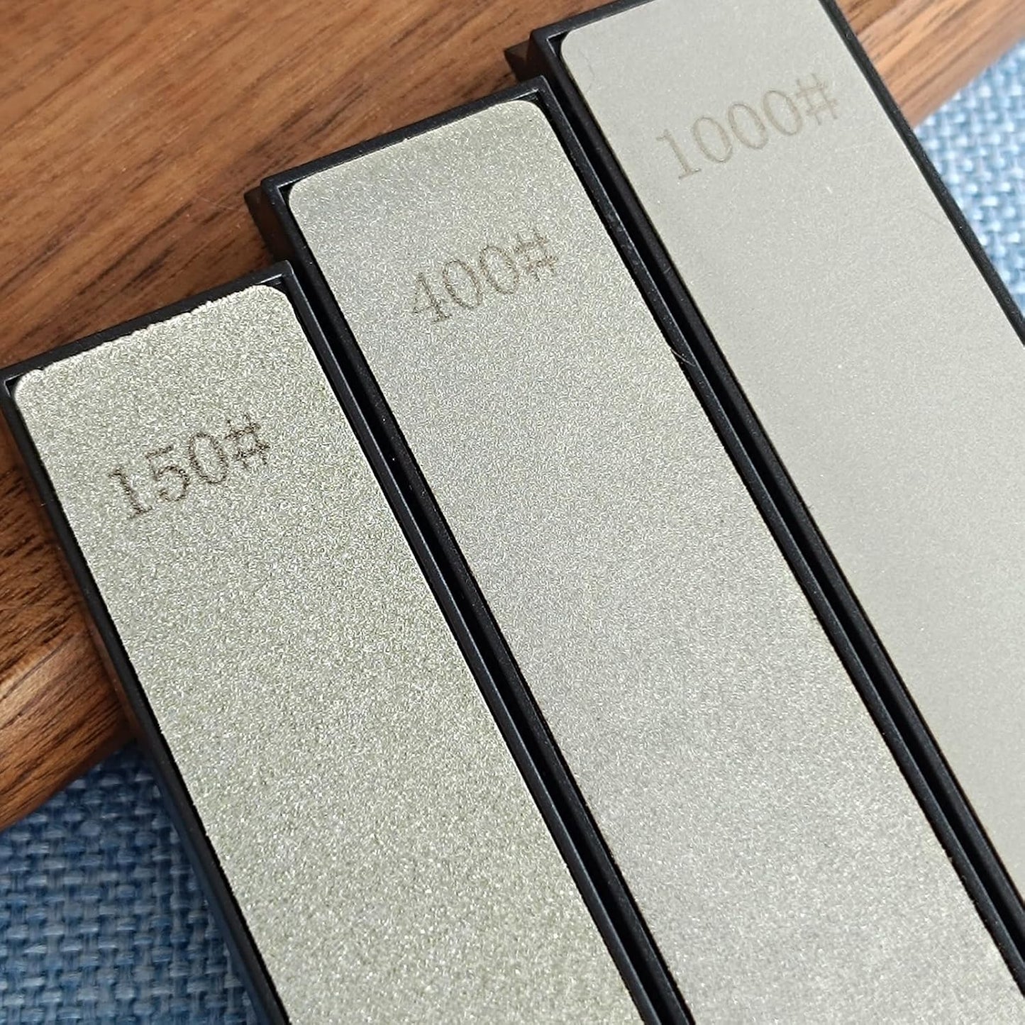 12 Pcs Diamond Sharpening Stone with Anti-Slip Base,Diamond Sharpener, Kitchen Knife Grinding