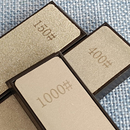12 Pcs Diamond Sharpening Stone with Anti-Slip Base,Diamond Sharpener, Kitchen Knife Grinding