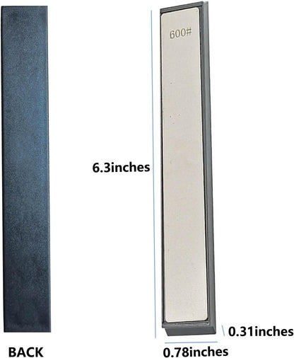 12 Pcs Diamond Sharpening Stone with Anti-Slip Base,Diamond Sharpener, Kitchen Knife Grinding