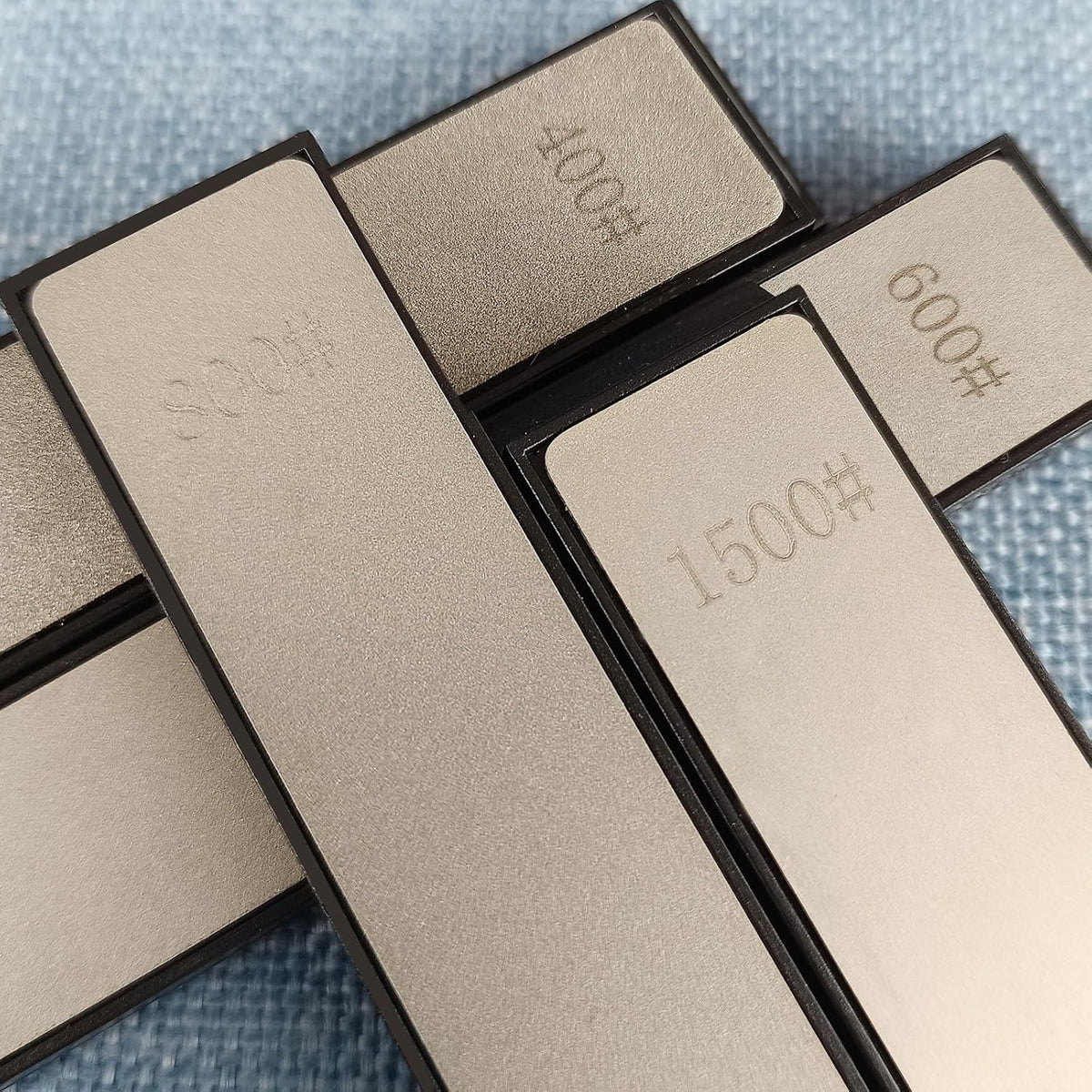 12 Pcs Diamond Sharpening Stone with Anti-Slip Base,Diamond Sharpener, Kitchen Knife Grinding