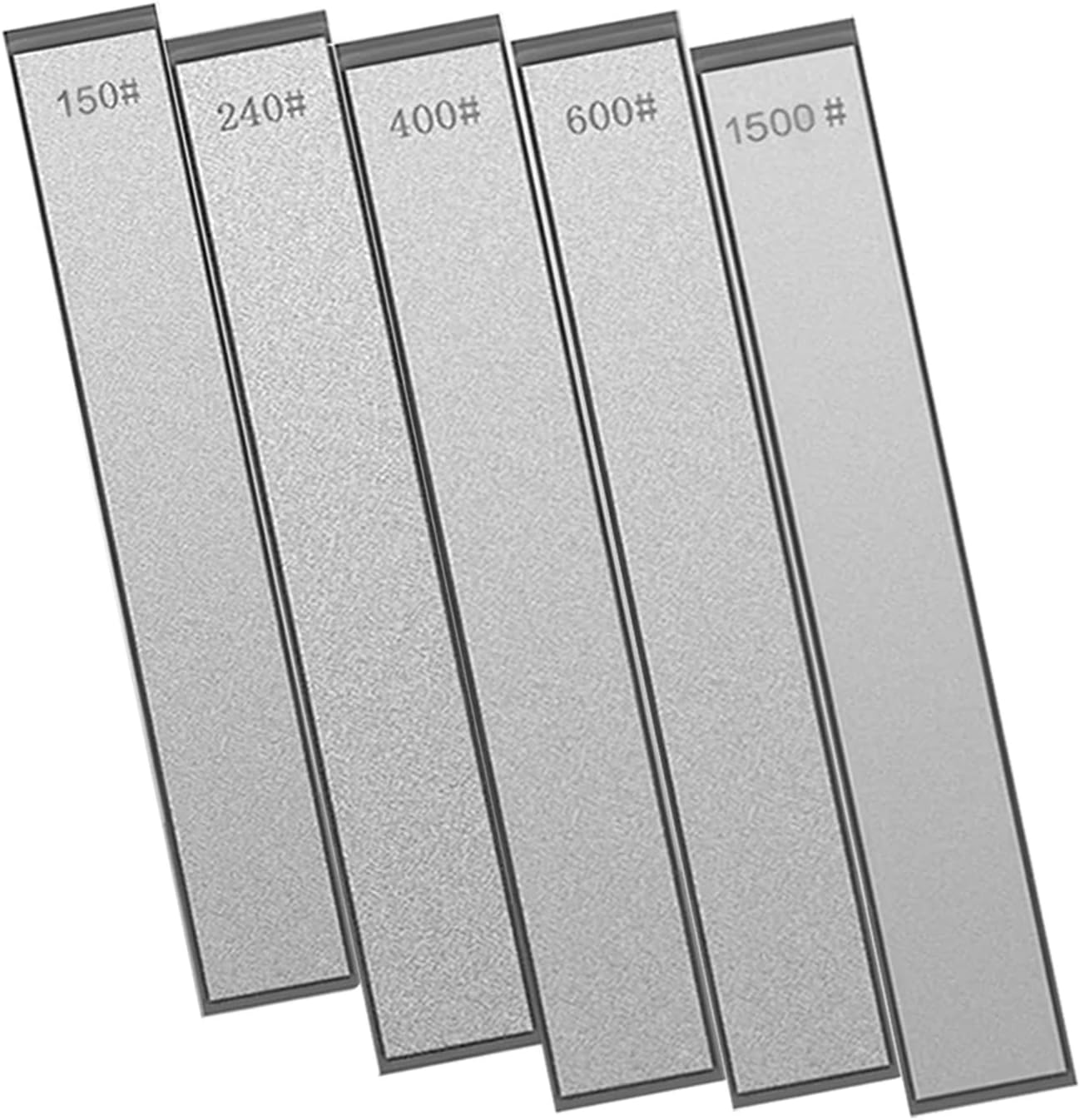 12 Pcs Diamond Sharpening Stone with Anti-Slip Base,Diamond Sharpener, Kitchen Knife Grinding