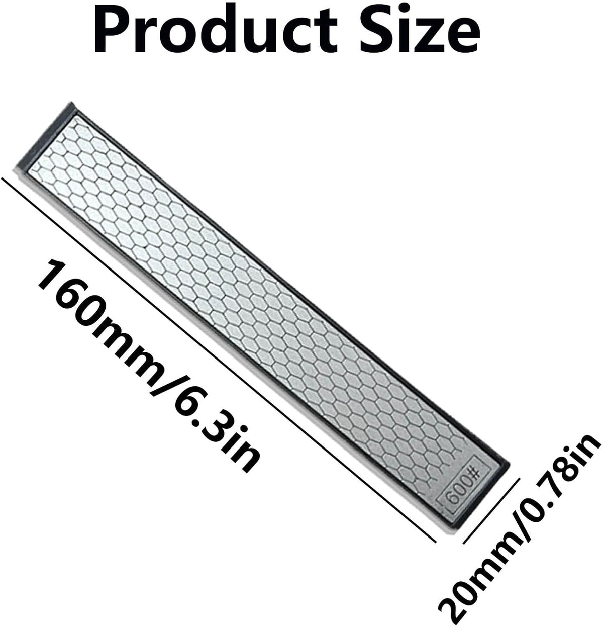 12 Pcs Diamond Sharpening Stone with Anti-Slip Base,Diamond Sharpener, Kitchen Knife Grinding