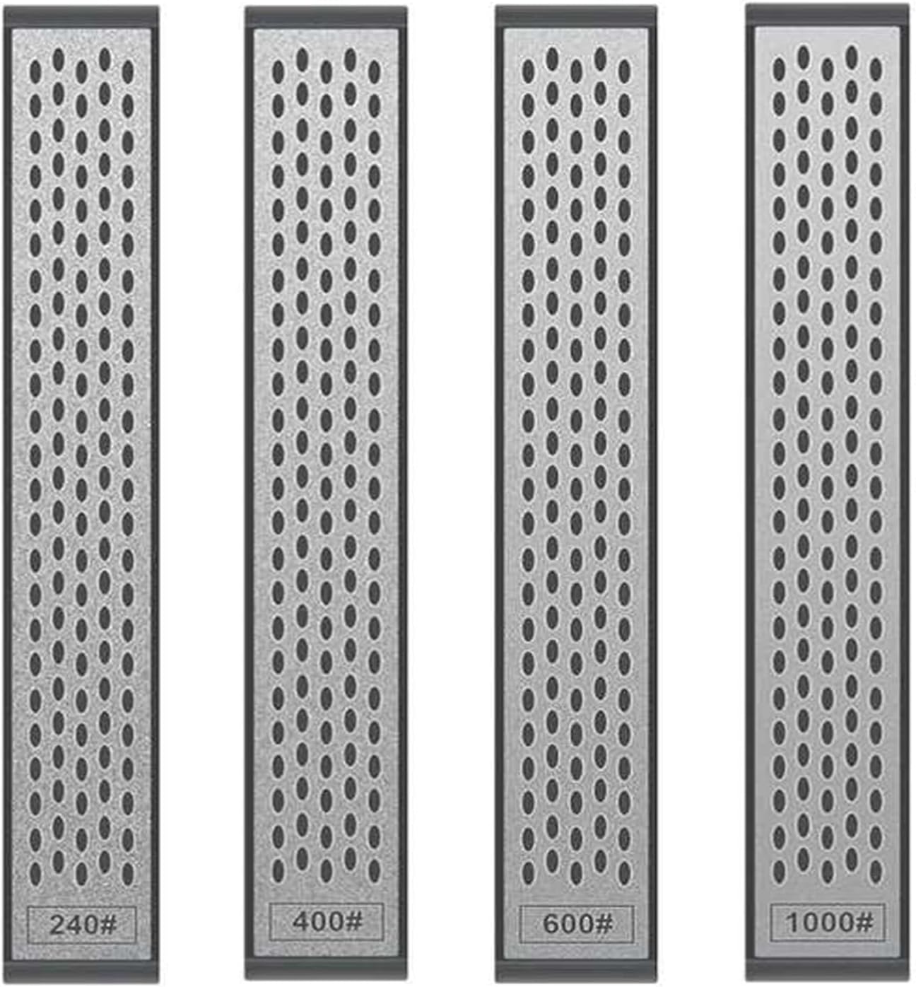 12 Pcs Diamond Sharpening Stone with Anti-Slip Base,Diamond Sharpener, Kitchen Knife Grinding